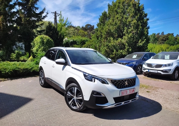 Peugeot 3008 cena 81900 przebieg: 186380, rok produkcji 2019 z Lipsko małe 497